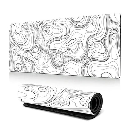 400*900*3mm Large Mouse Pad Thermal Transfer Printing Abstract Pattern Desktop Mat