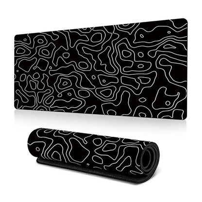 400*900*3mm Large Mouse Pad Thermal Transfer Printing Abstract Pattern Desktop Mat