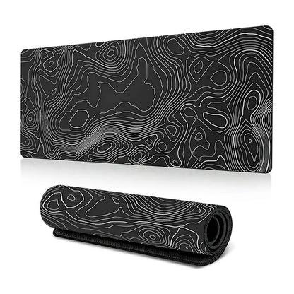 400*900*3mm Large Mouse Pad Thermal Transfer Printing Abstract Pattern Desktop Mat