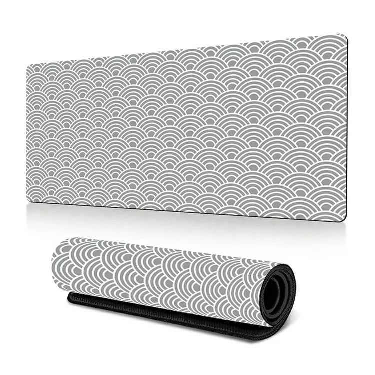 300 x 700 x 3mm Abstract Fluid Pattern Mouse Mat Non-Slip Rubber Mouse Pad