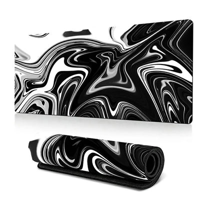 300 x 700 x 3mm Abstract Fluid Pattern Mouse Mat Non-Slip Rubber Mouse Pad
