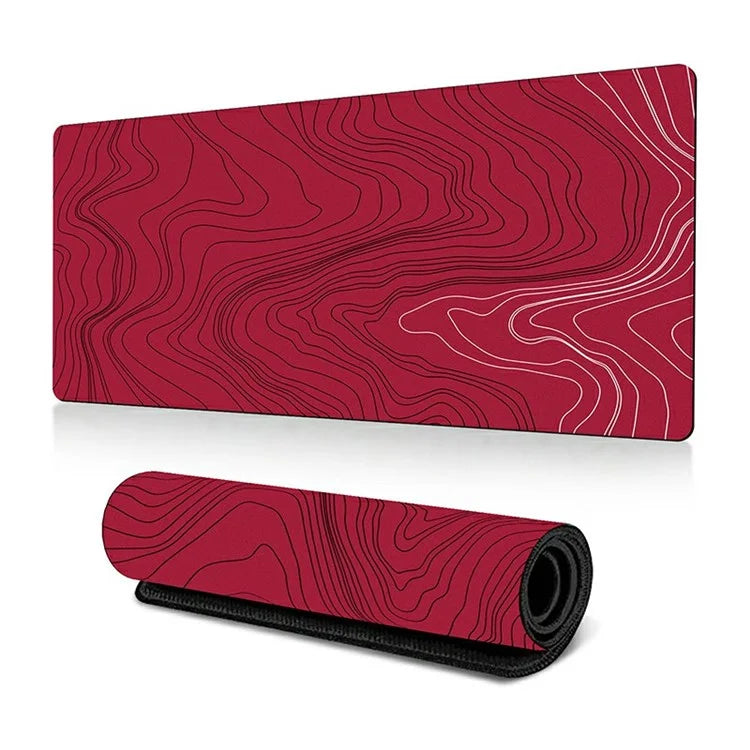 300 x 700 x 3mm Abstract Fluid Pattern Mouse Mat Non-Slip Rubber Mouse Pad