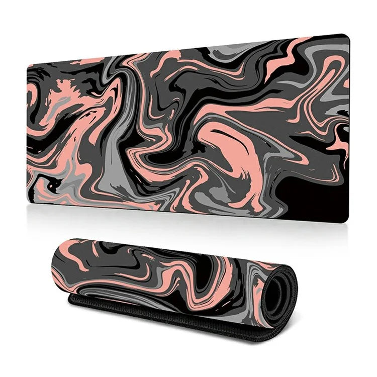 300 x 700 x 2mm Abstract Fluid Design Mouse Pad Non-Slip Rubber Mouse Mat