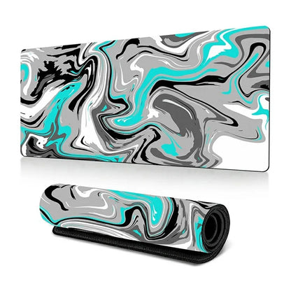 300 x 700 x 2mm Abstract Fluid Design Mouse Pad Non-Slip Rubber Mouse Mat