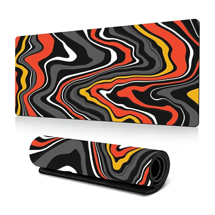 300 x 700 x 2mm Abstract Fluid Design Mouse Pad Non-Slip Rubber Mouse Mat
