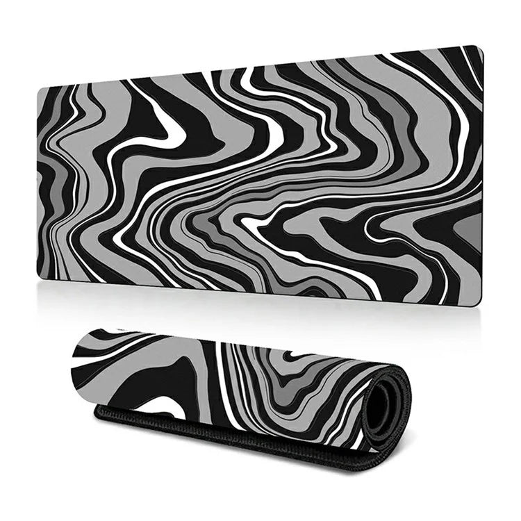 300 x 700 x 2mm Abstract Fluid Design Mouse Pad Non-Slip Rubber Mouse Mat