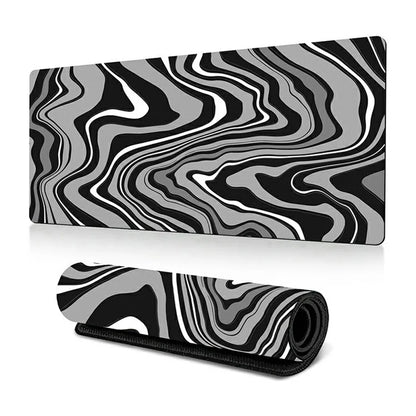 300 x 700 x 2mm Abstract Fluid Design Mouse Pad Non-Slip Rubber Mouse Mat