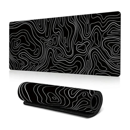 300*700*3mm Large Mouse Pad Abstract Pattern Anti-skid Computer Laptop Desktop Mat