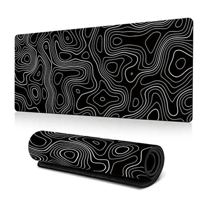 300*700*3mm Large Mouse Pad Abstract Pattern Anti-skid Computer Laptop Desktop Mat