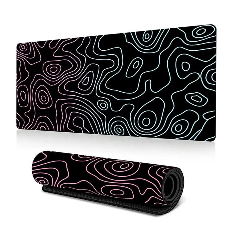 300*700*3mm Large Mouse Pad Abstract Pattern Anti-skid Computer Laptop Desktop Mat