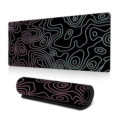 300*700*3mm Large Mouse Pad Abstract Pattern Anti-skid Computer Laptop Desktop Mat