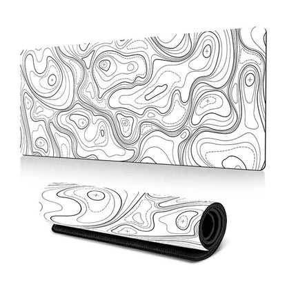 300*700*2mm Rubber Mouse Pad Abstract Pattern Anti-skid Computer Desktop Mat
