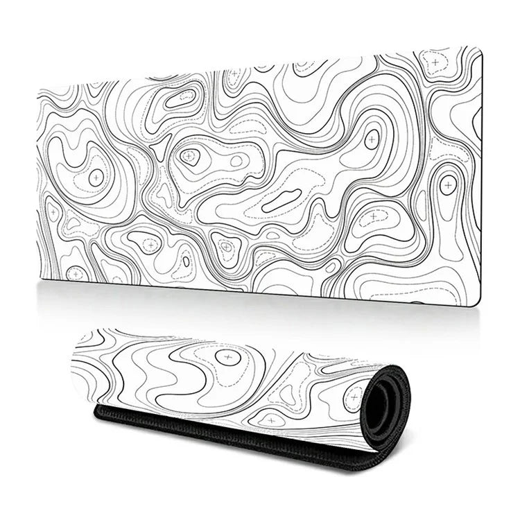 300*700*2mm Rubber Mouse Pad Abstract Pattern Anti-skid Computer Desktop Mat