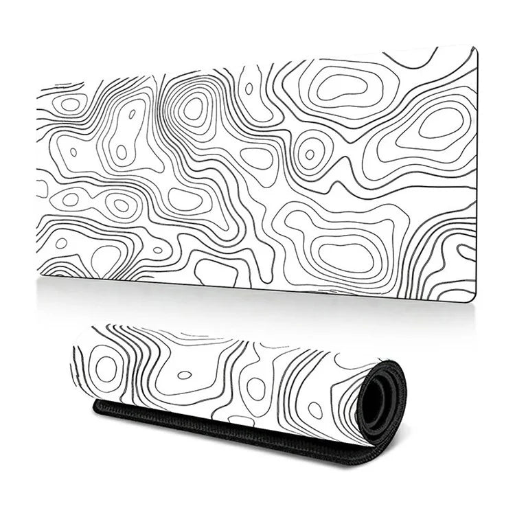 300*700*2mm Rubber Mouse Pad Abstract Pattern Anti-skid Computer Desktop Mat