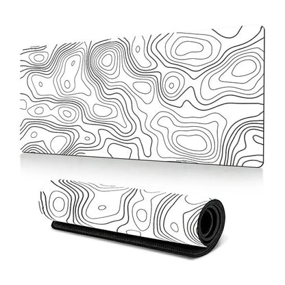 300*700*2mm Rubber Mouse Pad Abstract Pattern Anti-skid Computer Desktop Mat