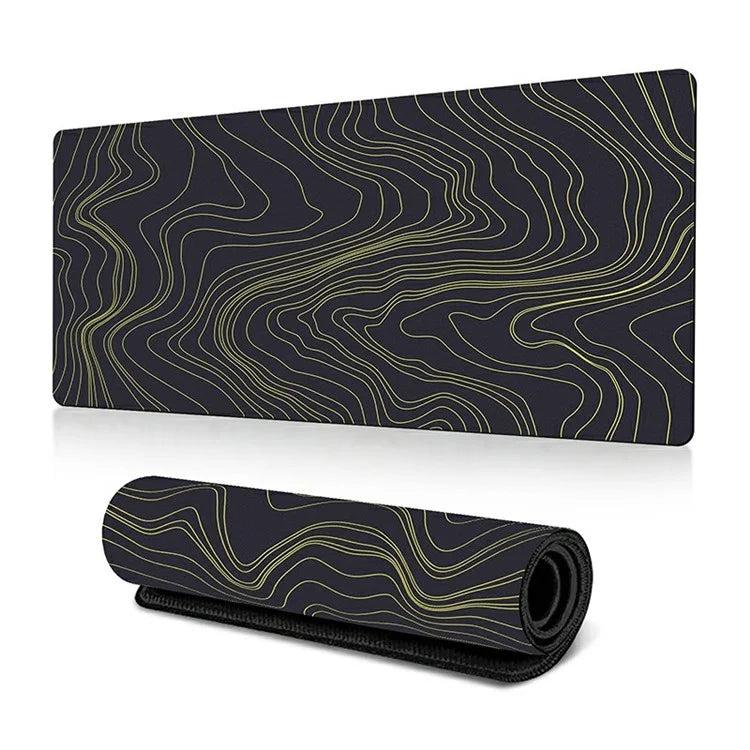 300*700*2mm Rubber Mouse Pad Abstract Pattern Anti-skid Computer Desktop Mat
