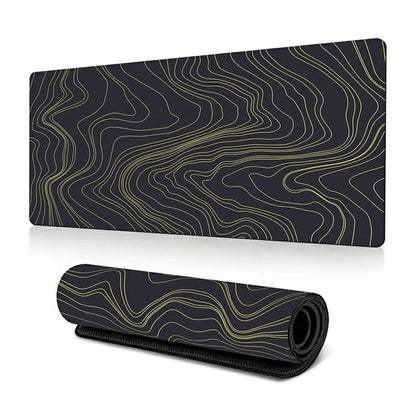 300*700*2mm Rubber Mouse Pad Abstract Pattern Anti-skid Computer Desktop Mat