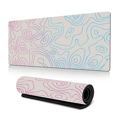 300*700*2mm Rubber Mouse Pad Abstract Pattern Anti-skid Computer Desktop Mat