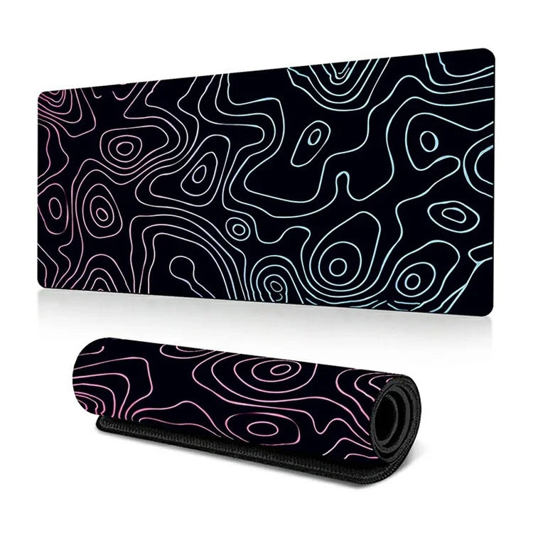 300*700*2mm Rubber Mouse Pad Abstract Pattern Anti-skid Computer Desktop Mat