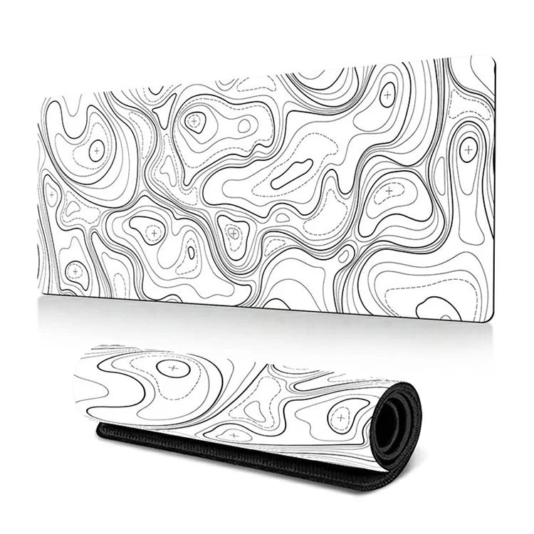 300*700*2mm Rubber Mouse Pad Abstract Pattern Anti-skid Computer Desktop Mat
