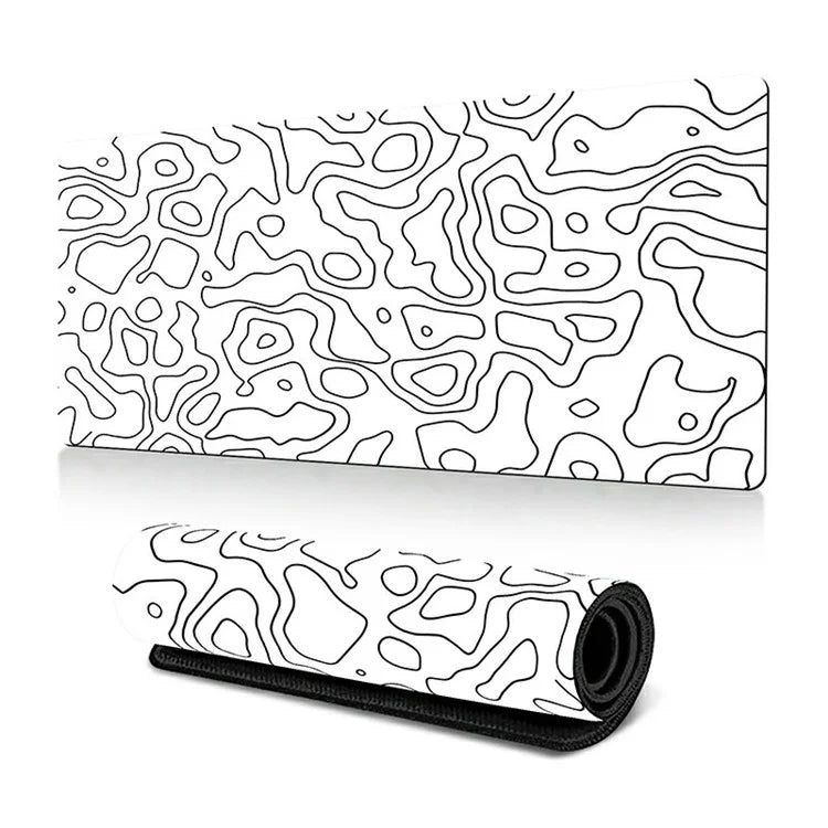 300*700*2mm Rubber Mouse Pad Abstract Pattern Anti-skid Computer Desktop Mat