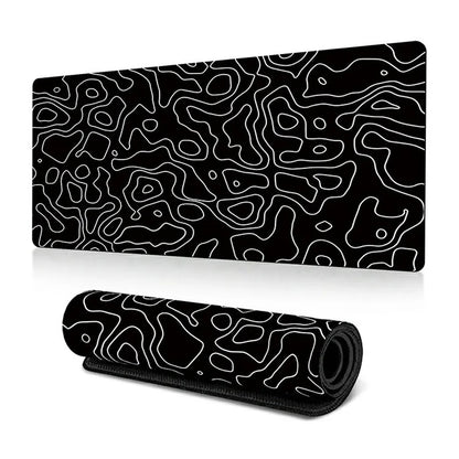 300*700*2mm Rubber Mouse Pad Abstract Pattern Anti-skid Computer Desktop Mat