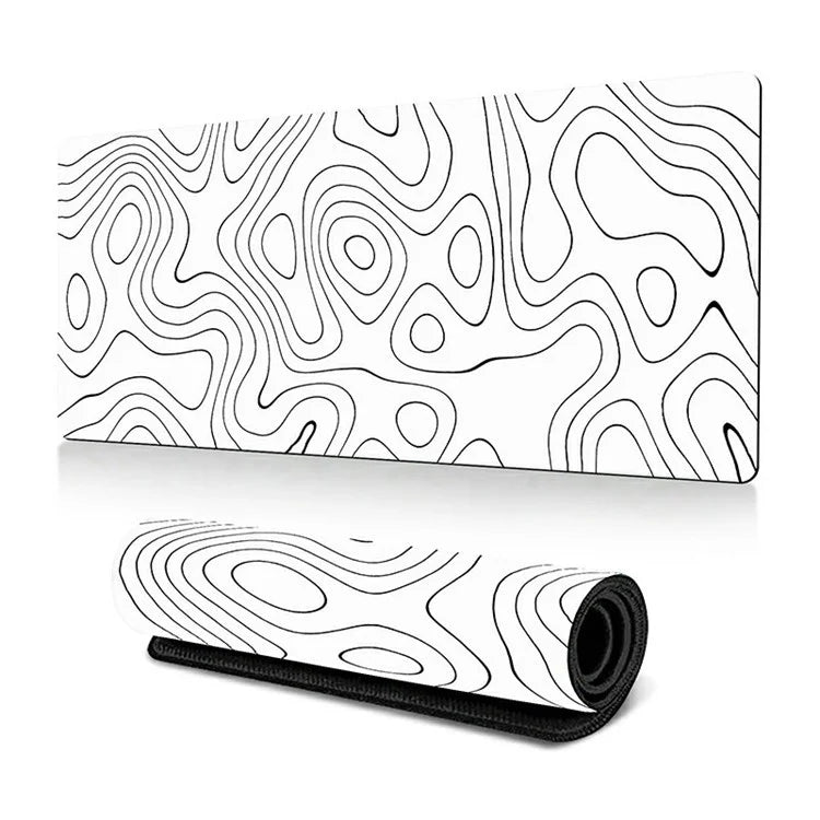 300*700*2mm Rubber Mouse Pad Abstract Pattern Anti-skid Computer Desktop Mat