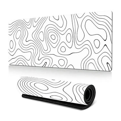 300*700*2mm Rubber Mouse Pad Abstract Pattern Anti-skid Computer Desktop Mat
