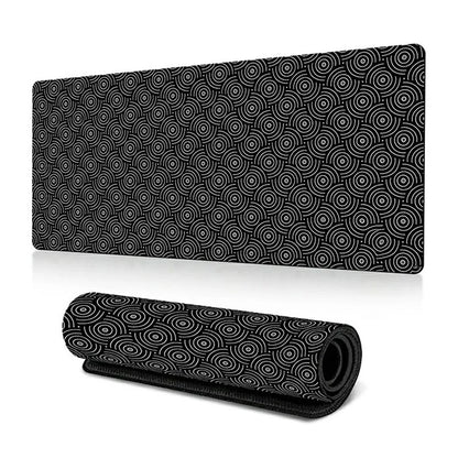 300*800*2mm Large Mouse Pad Stylish Abstract Pattern Anti-skid Desktop Mat