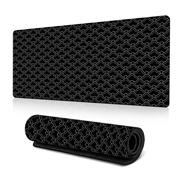 300*800*2mm Large Mouse Pad Stylish Abstract Pattern Anti-skid Desktop Mat4