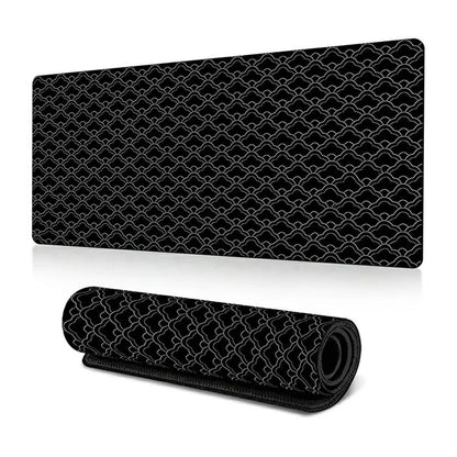 300*800*2mm Large Mouse Pad Stylish Abstract Pattern Anti-skid Desktop Mat4
