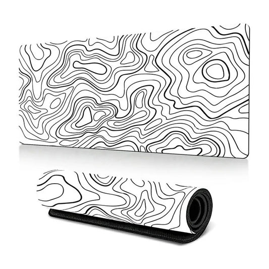300*800*2mm Large Mouse Pad Stylish Abstract Pattern Anti-skid Desktop Mat6