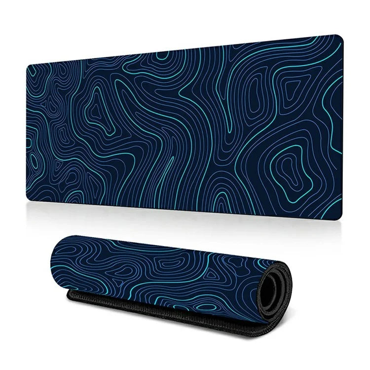 300*800*2mm Large Mouse Pad Stylish Abstract Pattern Anti-skid Desktop Mat8