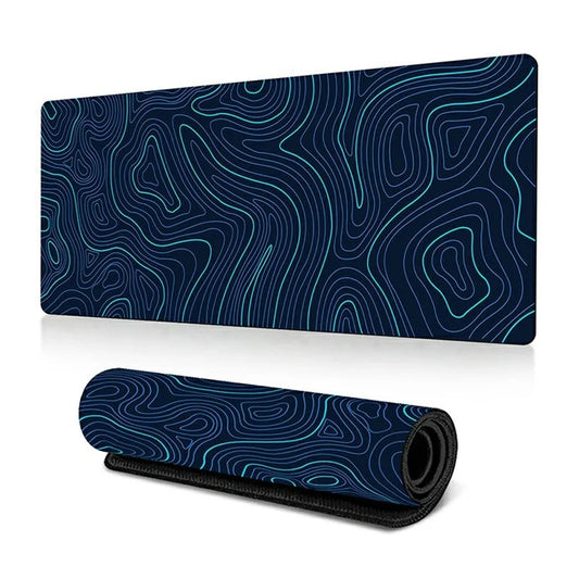300*800*2mm Large Mouse Pad Stylish Abstract Pattern Anti-skid Desktop Mat8