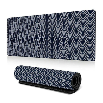 300*800*3mm Stylish Abstract Pattern Mouse Pad Anti-skid Rubber Desktop Mat