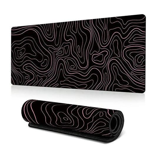 300*800*3mm Stylish Abstract Pattern Mouse Pad Anti-skid Rubber Desktop Mat1