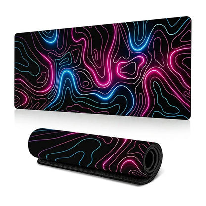 300*800*3mm Stylish Abstract Pattern Mouse Pad Anti-skid Rubber Desktop Mat7