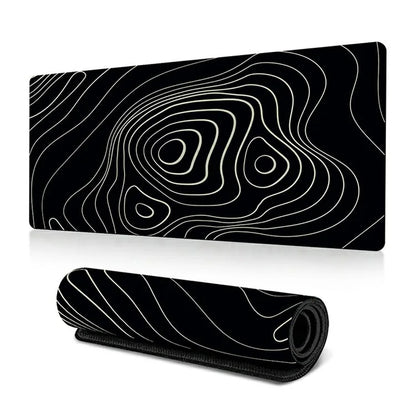 300*800*3mm Thermal Transfer Printing Abstract Pattern Mouse Pad Rubber Desktop Mat