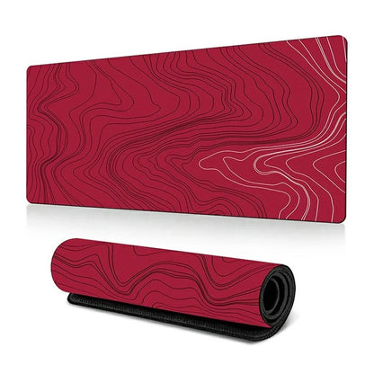 300*800*3mm Thermal Transfer Printing Abstract Pattern Mouse Pad Rubber Desktop Mat
