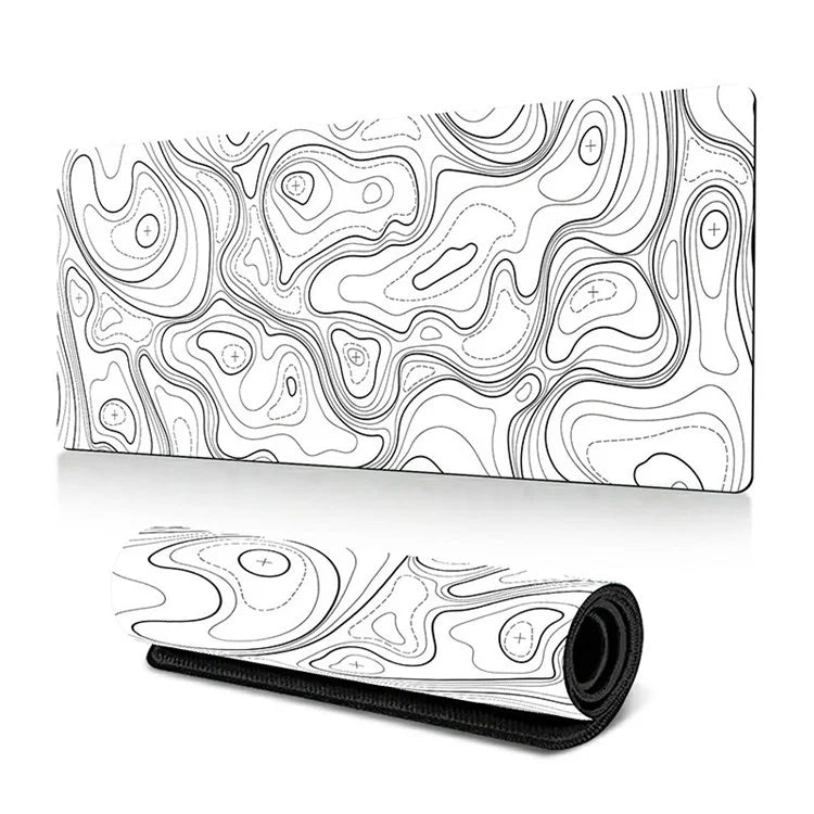 300*800*3mm Thermal Transfer Printing Abstract Pattern Mouse Pad Rubber Desktop Mat