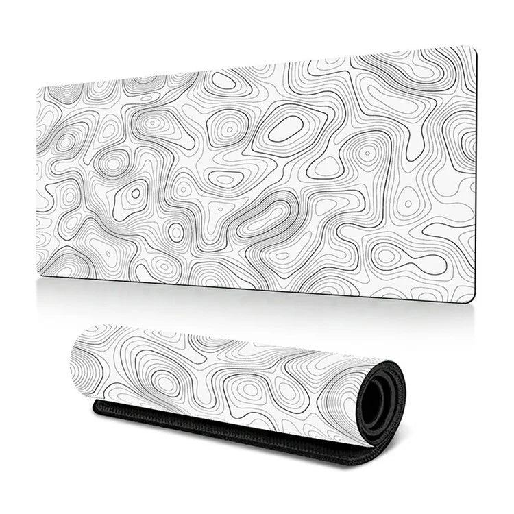 300*800*3mm Thermal Transfer Printing Abstract Pattern Mouse Pad Rubber Desktop Mat