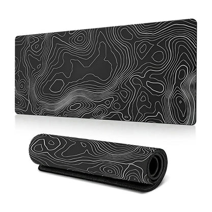 300*800*3mm Thermal Transfer Printing Abstract Pattern Mouse Pad Rubber Desktop Mat