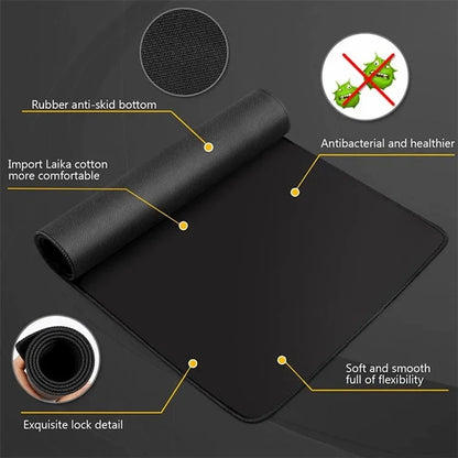 300*800*3mm Thermal Transfer Printing Abstract Pattern Mouse Pad Rubber Desktop Mat