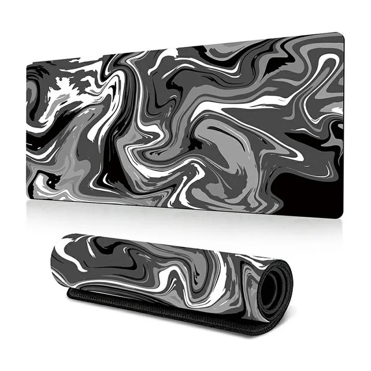 300 x 600 x 3mm Abstract Fluid Pattern Mouse Pad Large Non-Slip Rubber Mouse Mat
