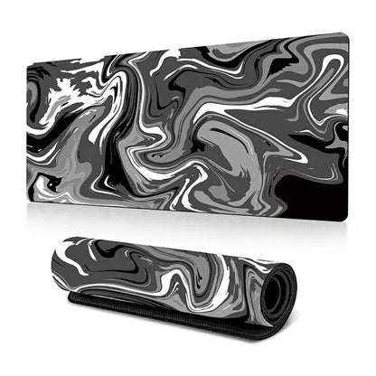 300 x 600 x 3mm Abstract Fluid Pattern Mouse Pad Large Non-Slip Rubber Mouse Mat