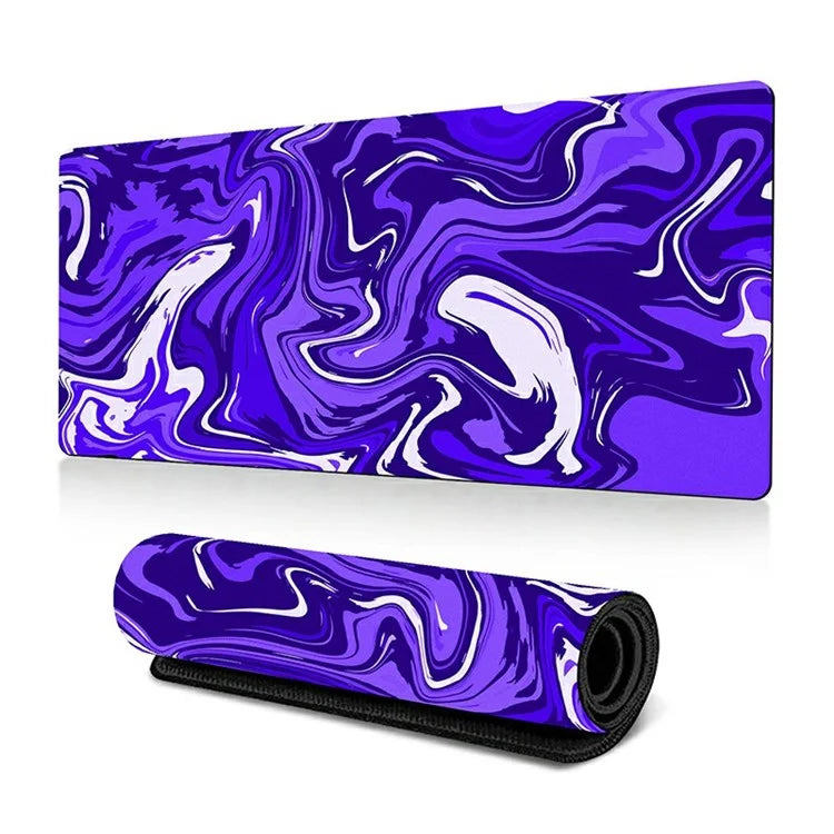 300 x 600 x 3mm Abstract Fluid Pattern Mouse Pad Large Non-Slip Rubber Mouse Mat