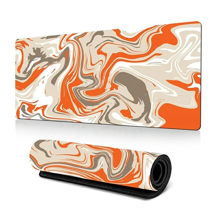 300 x 600 x 3mm Abstract Fluid Pattern Mouse Pad Large Non-Slip Rubber Mouse Mat
