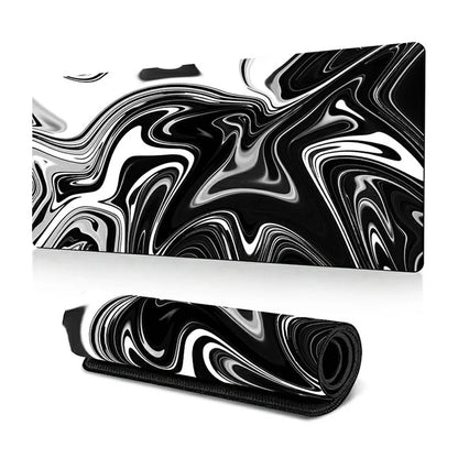 300 x 600 x 3mm Abstract Fluid Pattern Large Mouse Mat Non-Slip Rubber Mouse Pad