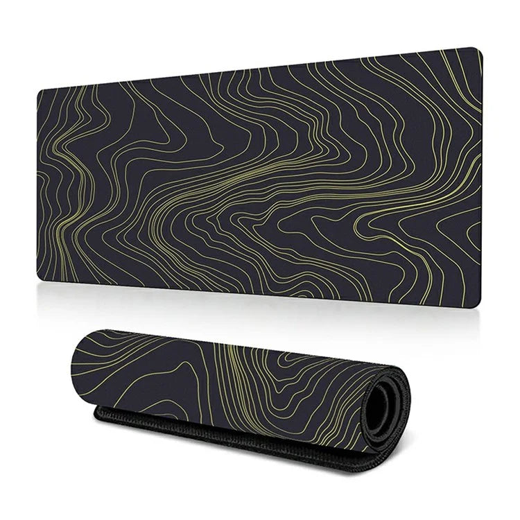 300 x 600 x 3mm Abstract Fluid Pattern Large Mouse Mat Non-Slip Rubber Mouse Pad