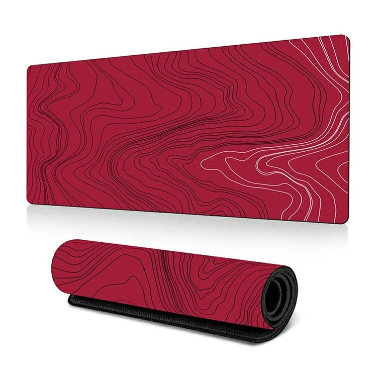 300 x 600 x 3mm Abstract Fluid Pattern Large Mouse Mat Non-Slip Rubber Mouse Pad